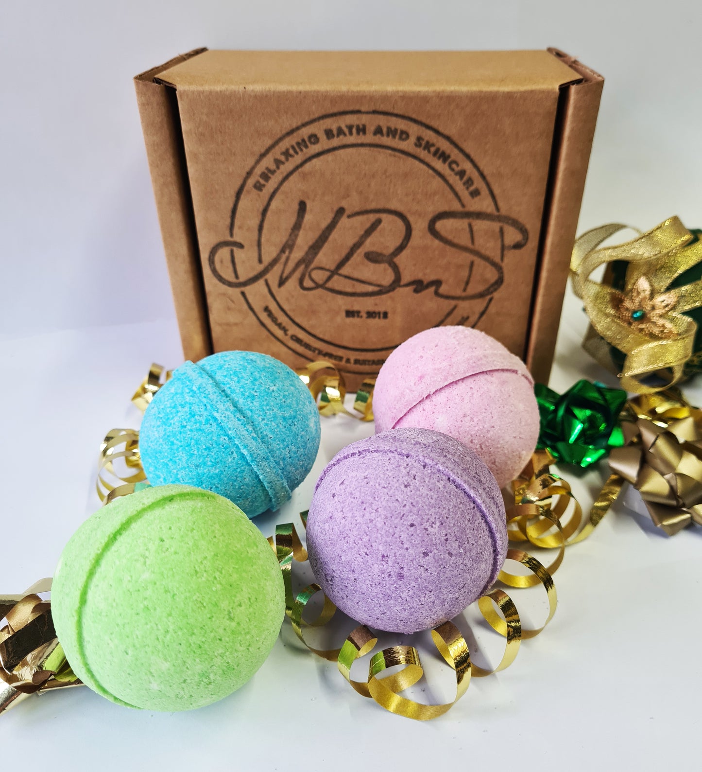 4 CBD Bath Bomb Gift Box