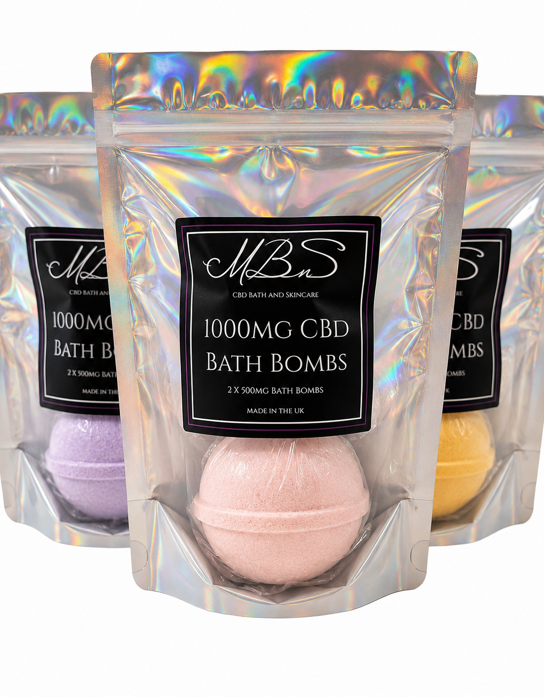 2x 500mg CBD Bath Bomb Gift Bag