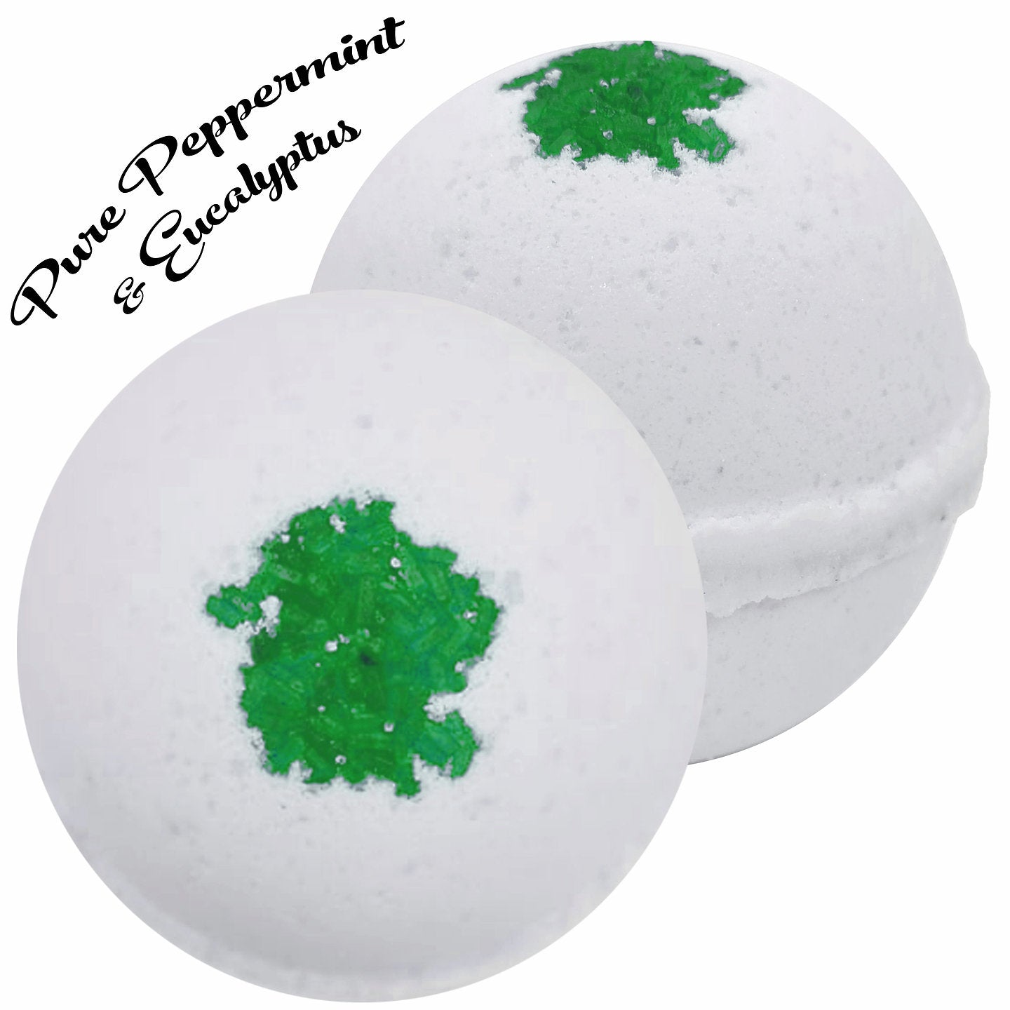 Pure Peppermint Eucalyptus Bath Bomb (200mg CBD)