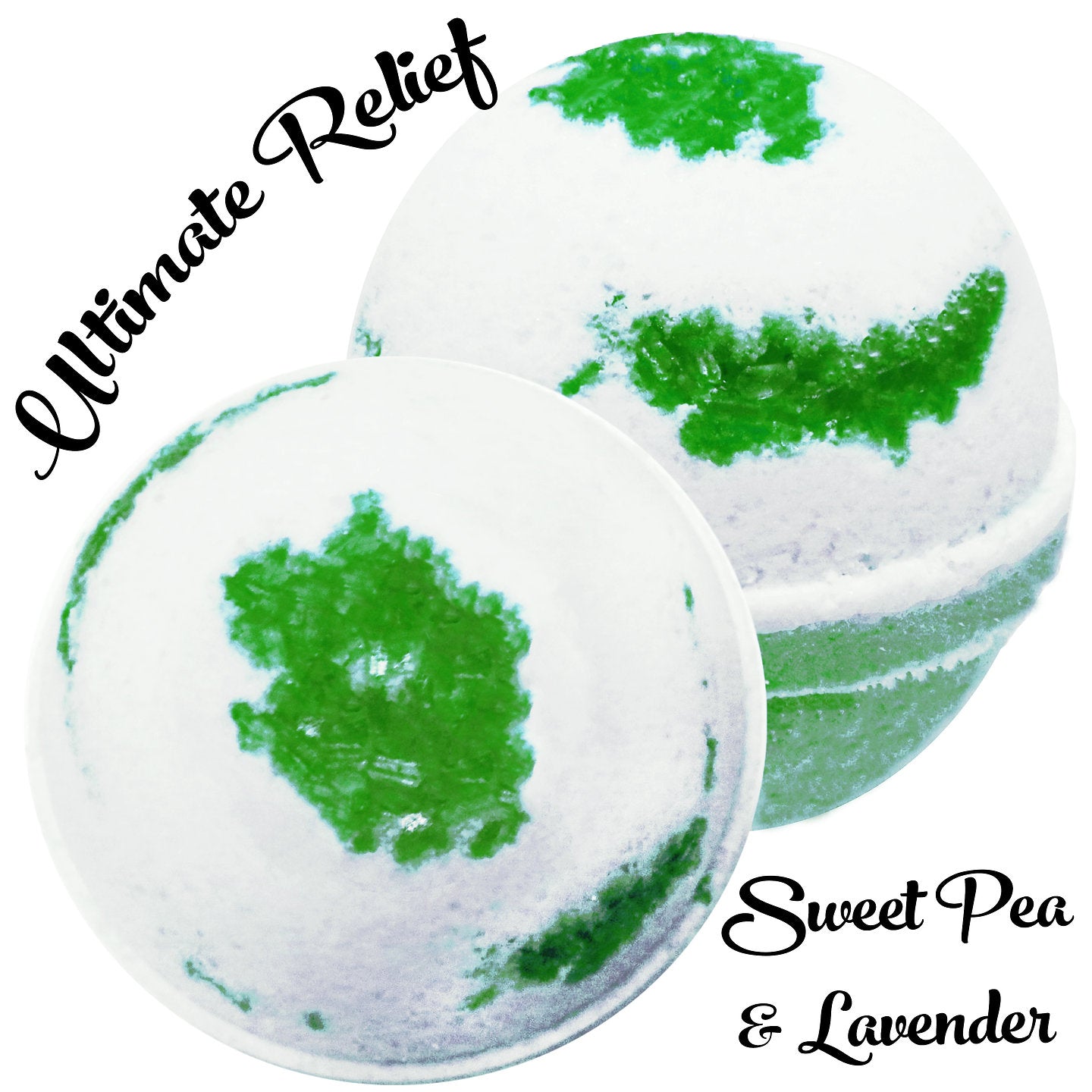 Sweet Pea & Lavender Bath Bomb (200mg CBD)