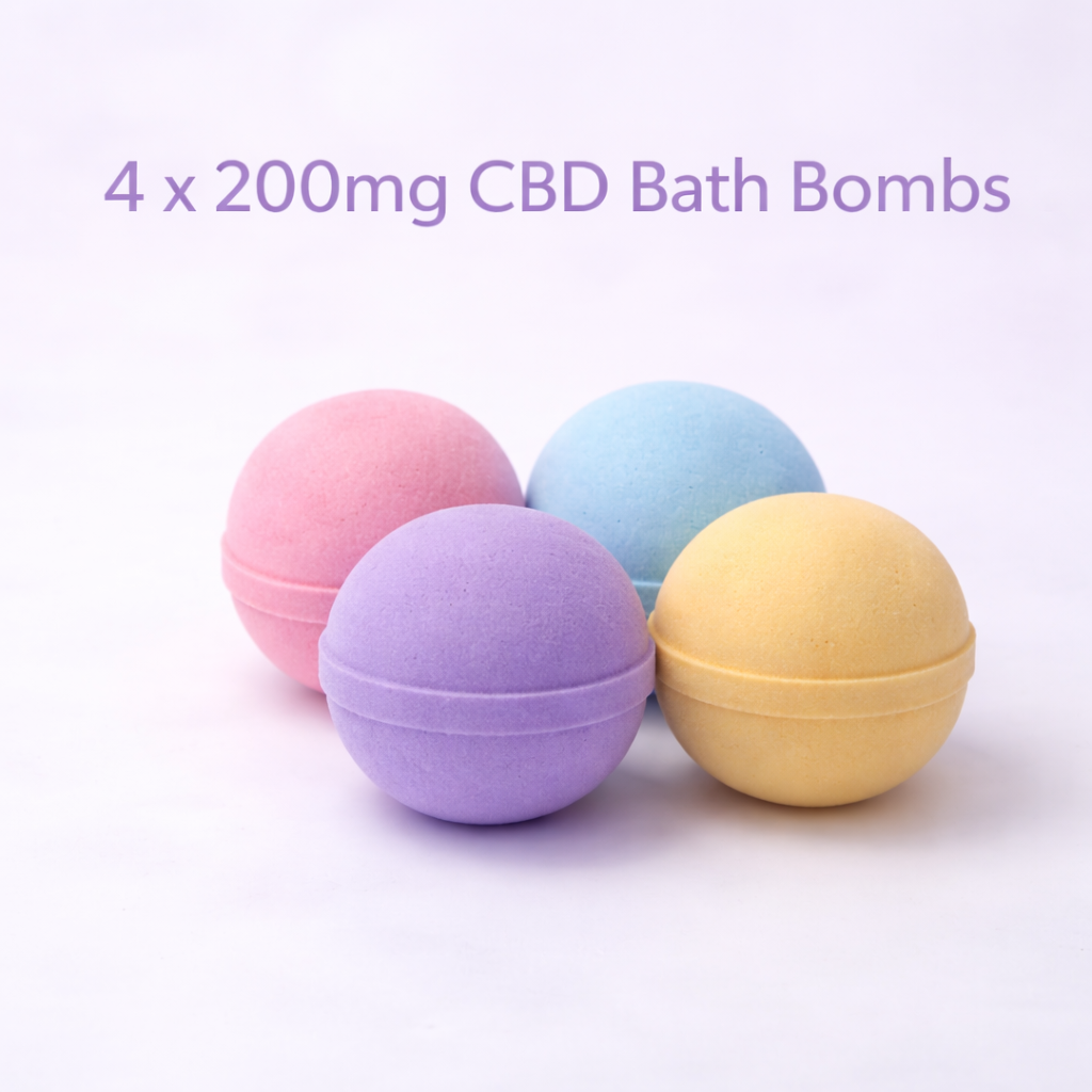 4 Mystery Bath Bombs (200mg CBD)