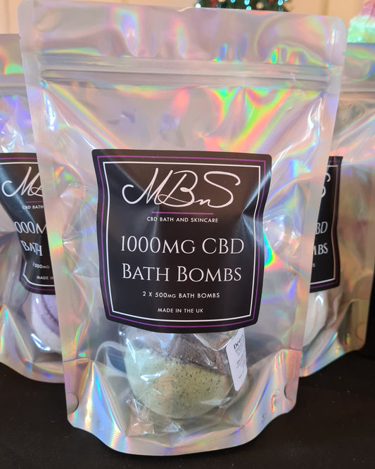 2x 500mg CBD Bath Bombs